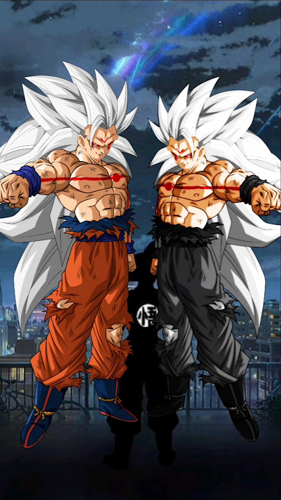 Omni God Goku vs Omni God Goku Balck comparison #shrot video
