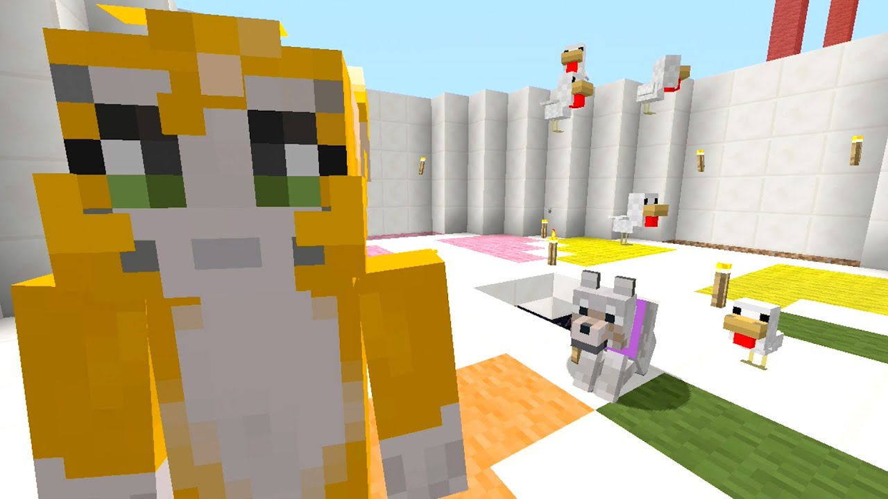 lets play a little game Minecraft Xbox - Flying Chickens [432]