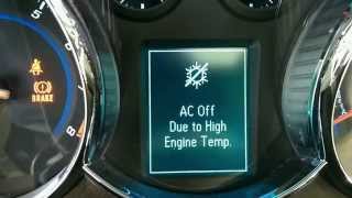 Chevy Cruze AC Off Due to High Engine Temp