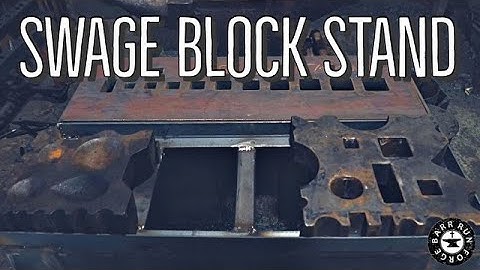 WE BUILT THE ULTIMATE SWAGE BLOCK STAND!!