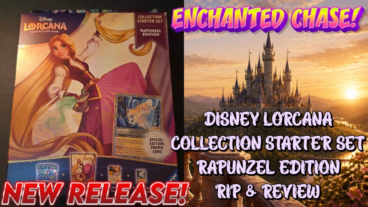 🚨 NEW RELEASE! DISNEY LORCANA COLLECTION STARTER SET RAPUNZEL