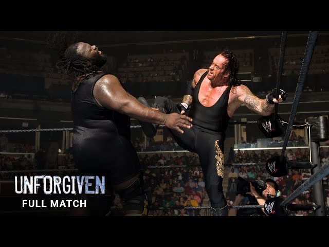 FULL MATCH - Undertaker vs. Mark Henry: WWE Unforgiven 2007 class=