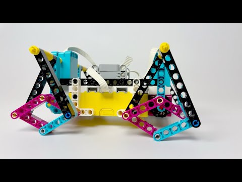 LEGO how to build Peaucellier Mechanism Walker.#spikeprime #howtobuild