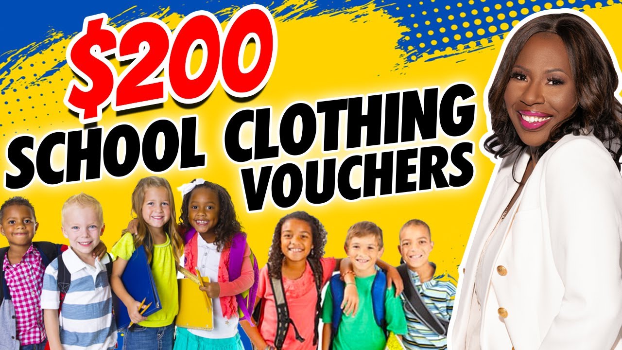 BACKTOSCHOOL CLOTHING VOUCHERS FREE MONEY 300 500 GIFT CARDS