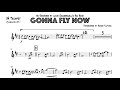 Louis dowdeswell gonna fly now trumpet transcription