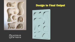 Wall Decor 3D Modeling | Interior Niche Design in 3ds Max + Corona Render @3dinteriorstudio