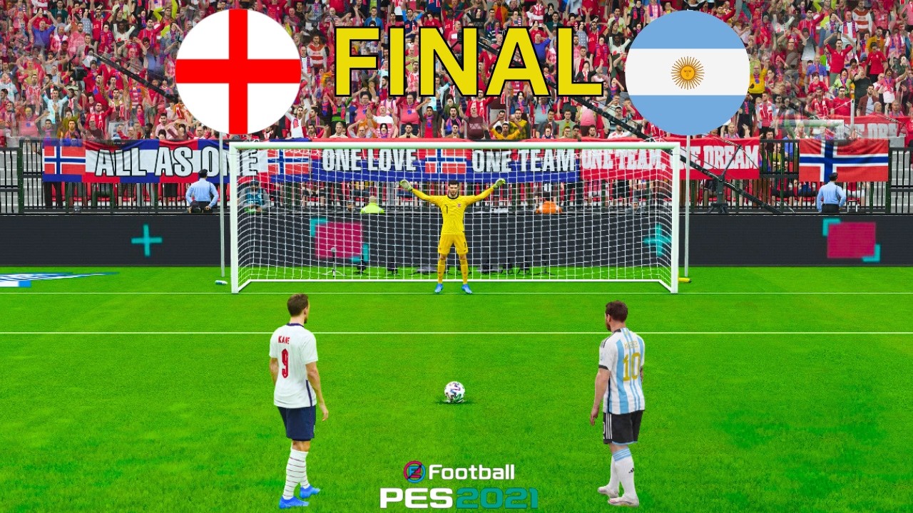 England vs Argentina | Penalty Shootout 2026 Prediction | eFootball PES 2021