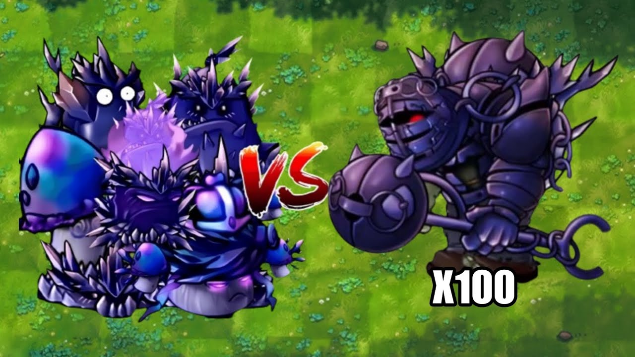 PVZ 1 Fusion Challenge ! All Ultimate Plants VS 100 Ultimate Obsidian ...