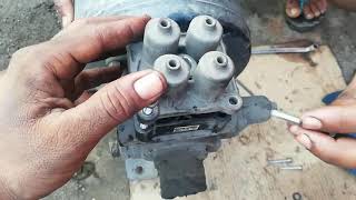 System portaction valve problem. Suddenly clutch hard and also tipper lever is not working.