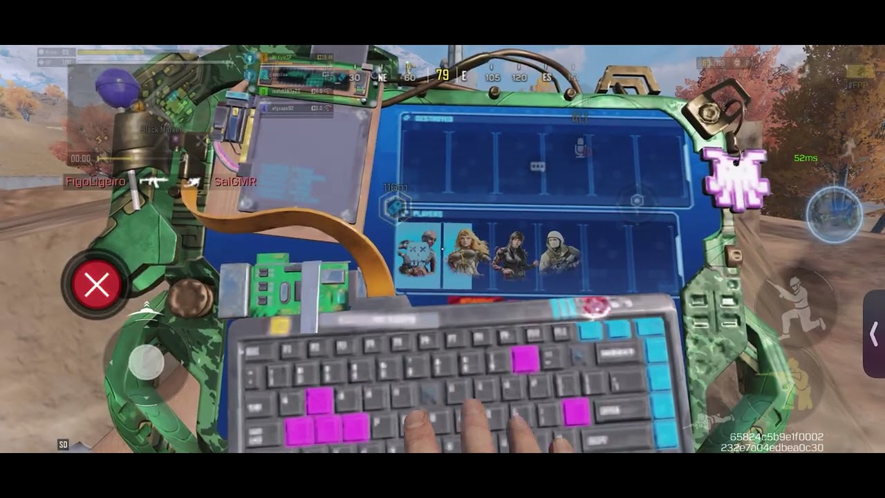 COD Mobile BR match while listening to the News