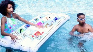 GIANT iPhone 11 In POOL!  Funny Videos For Kids  Shiloh and Shasha  Onyx Kids