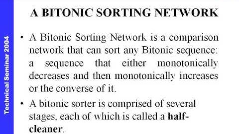 Sorting Networks PPT