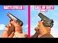 BATTLEFIELD 1 vs Call of Duty WW2 - Weapons Comparison