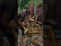 Homemade screw wood splitter // Дровокол самодельный винтовой