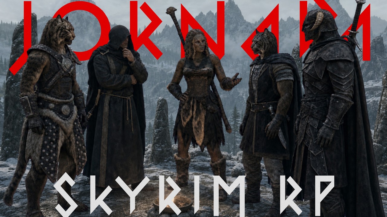 5 Aventureiros vs o mundo de Skyrim RP