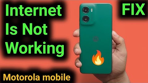 Motorola phone Wifi Connected But Not Internet | how to fix Wi-Fi problem on Motorola phone