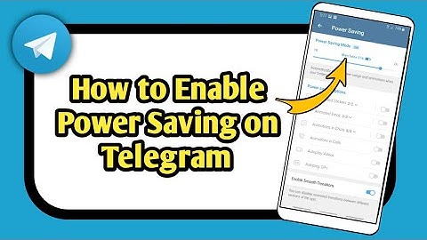 How to Enable Power Saving on Telegram