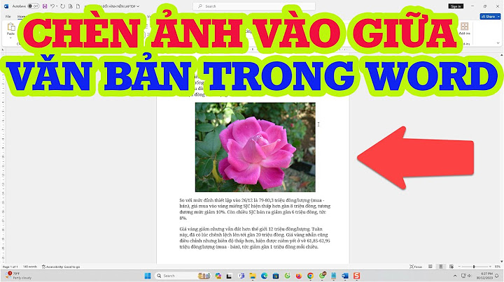 Cách chèn hình ảnh vào giữa đoạn văn bản năm 2024