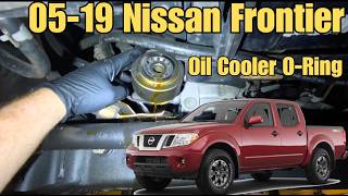 05-19 Nissan Frontier 4.0 Oil Leak - Oil Cooler O-Ring Replacement