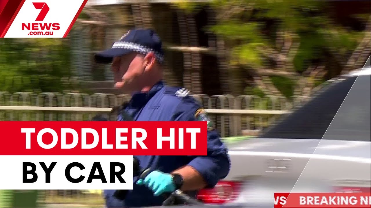 Toddler airlifted to hospital after being hit by car | 7NEWS - YouTube