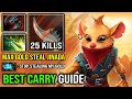 BEST PRO BOUNTY CARRY GUIDE Insane Gold Steal Jinada 25Kills with Fast Max Item 868 GPM DotA 2