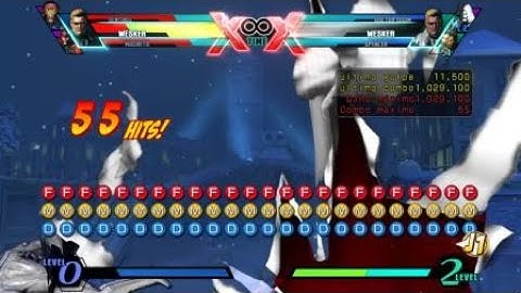 UMvC3 Wesker 1M-1Bar combo challenge (GOff) ft Ray Ray‘s Team