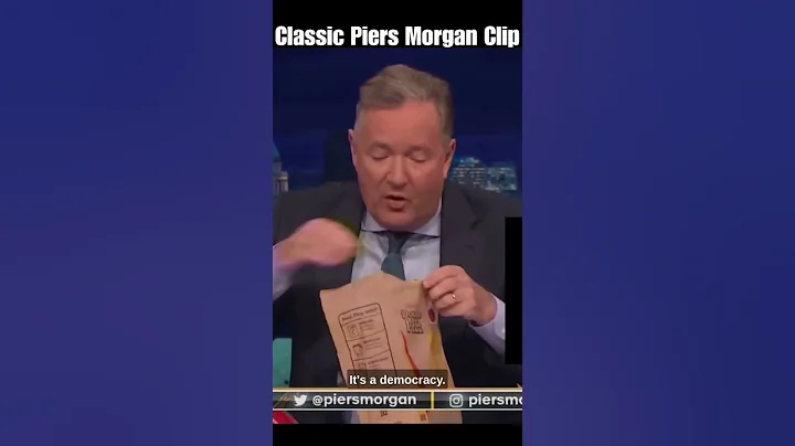 Piers Morgan Eats A Big Mac Infront Of A Vegan On Live TV