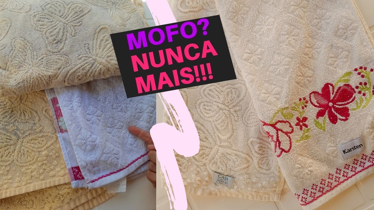 COMO TIRAR BOLOR DE ROUPAS E TOLHAS - SUPER FÁCIL DE FAZER !!!