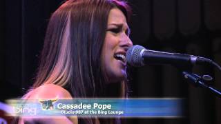 Video thumbnail of "Cassadee Pope - You Hear A Song (Live in the Bing Lounge)"