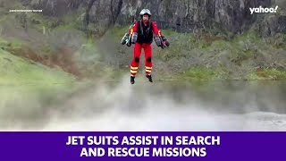 Jet suits assist in search and rescue missions