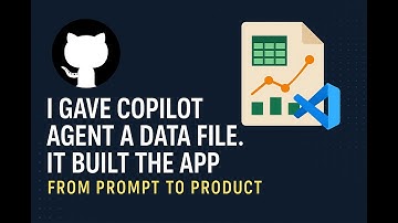 GitHub Copilot Agent Built This Dashboard From a CSV—No Code Written