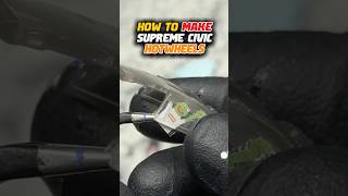 How To Make Supreme Honda Civic Hotwheels