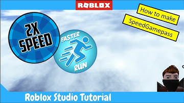 Roblox Studio Tutorial : How to make a Speed GamePass ! [2021]
