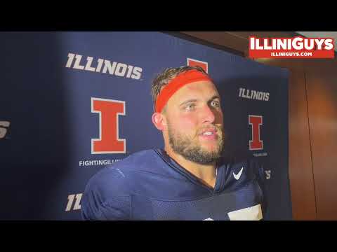 Illinois Tight End Tanner Arkin Preseason Media Session - Aug. 17, 2024