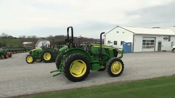 2021 John Deere 5045E Open Station Tractor! Excellent Condition! For Sale by Mast Tractor