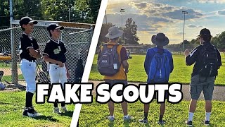 HILARIOUS Fake College Baseball Scout PRANK!