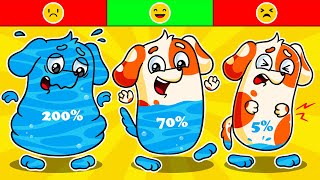 Hoo Doo has 200 Percent Water in His Body  What Will Happen? | Hoo Doo Animation