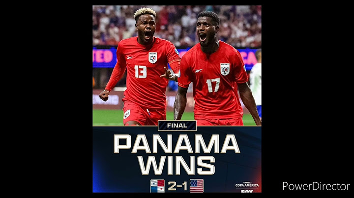 PANAMA SORPRENDIO Y VENCIO 2 VS EEUU 1 HACIENDO UN GRAN PARTIDO JUGANDO MUY BIEN
