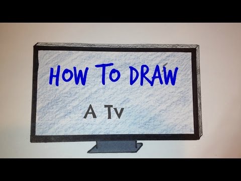 How to Draw a TV | Simple Drawing Tutorial