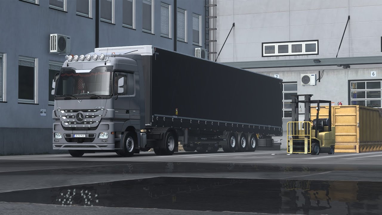 Ets2 Roleplay Ne a prins ploaia in Germania incarcare descarcare