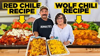 ENCHILADAS RUMBLE: My Mom’s TexMex Wolf Chili vs My Mexican Red Sauce Recipe