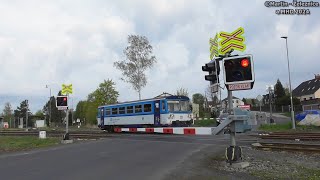 železniční přejezd Rumburk - P3278 / 13.04.2024 / Czech railroad crossing