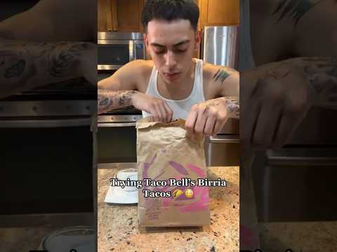 Video thumbnail: Taco Bell has Birria tacos⁉️😳🌮 #tacobell #birria