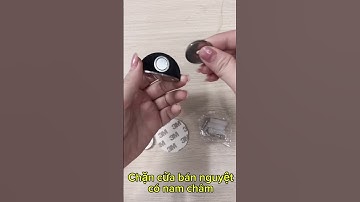 Chặn Cửa Bán Nguyệt, Chặn Cửa Nam Châm, Sử Dụng Miếng 3M Dán Sàn, Không Bắt Vít.