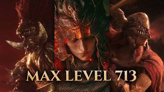 Elden Ring - MAX LEVEL 713 vs All Main Bosses (NO DAMAGE / NG+7)