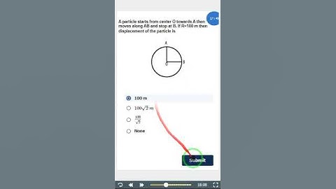 Unit-1 Force & MotionTopic-1: Distance and Displacement MCQs with Explanation in the End