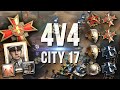 SENDE DIE PANZER! [4v4] [OST] [City 17] — Full Match of Company of Heroes 2
