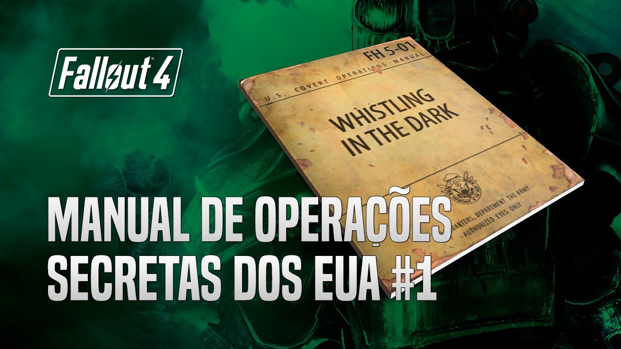 Manual de Operações Secretas dos EUA #1 - Lexington The Switchboard - Fallout 4