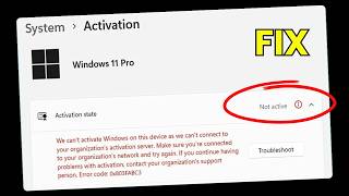 We Can't Activate Windows on This Device as We Can't Connect to Your Organization