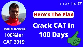 Strategy 🎯 How to crack CAT in 100 Days 👍